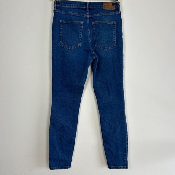 Everlane The Authentic Stretch High-Rise Skinny Mid Blue Size 28 - Picture 6 of 9